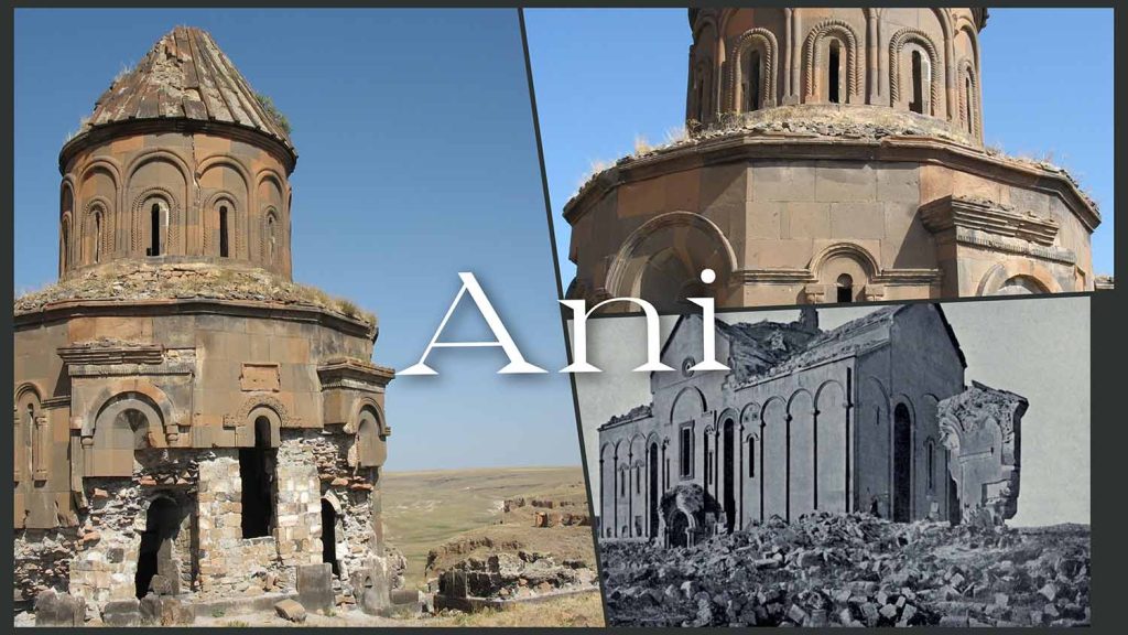 Oude stad Ani: ruïnes en kerken aan de grens van Turkije en Armenië